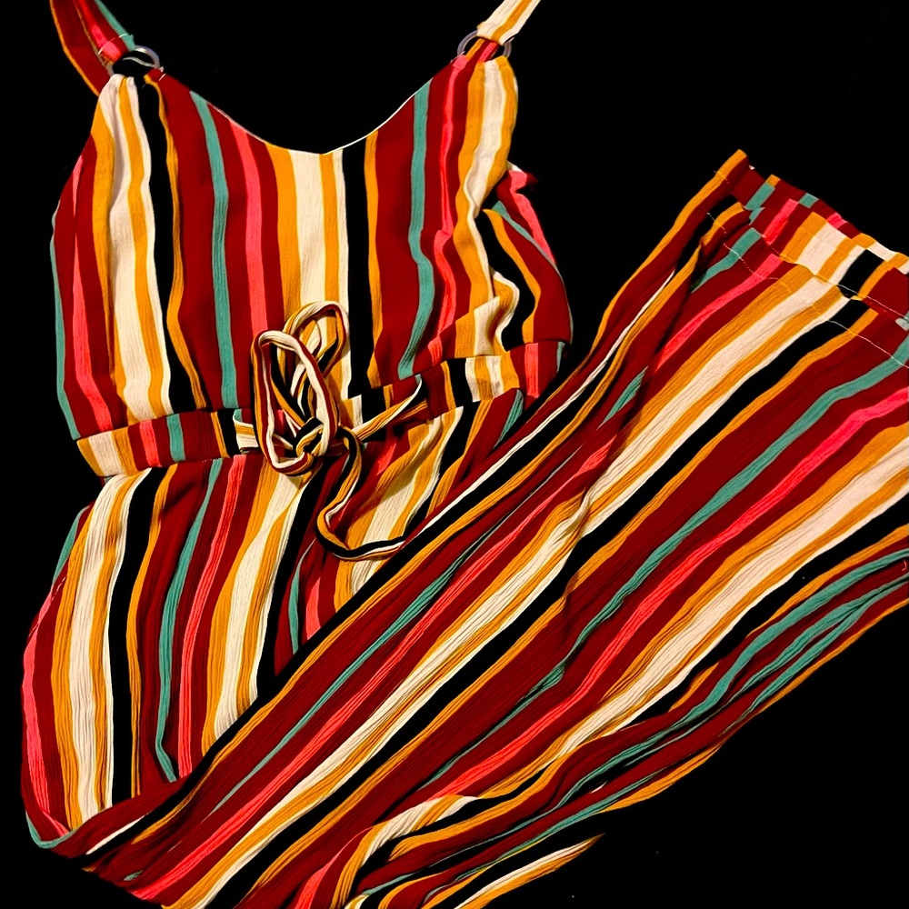 Striped Jumpsuit